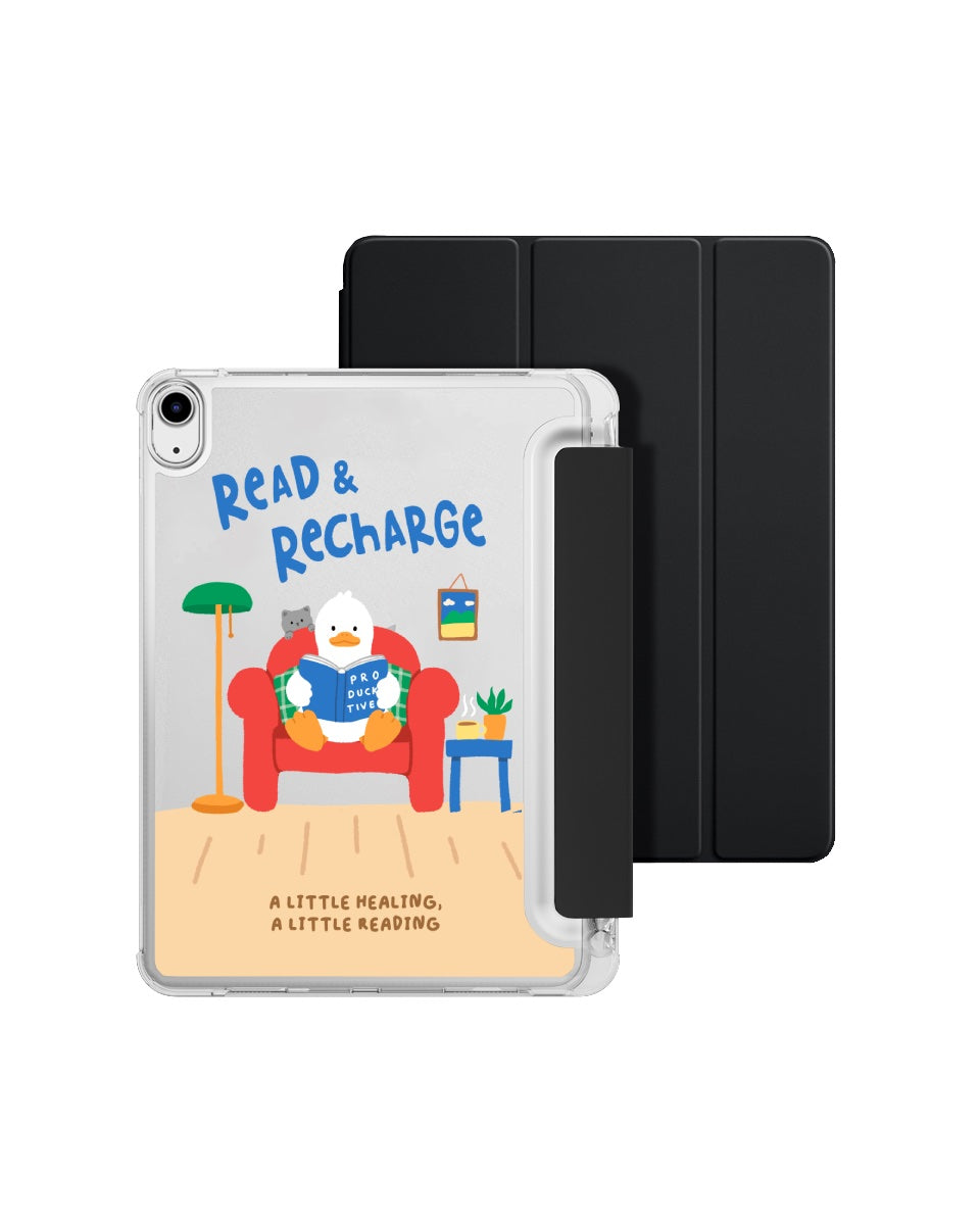 IPAD CASE - READ & RECHARGE