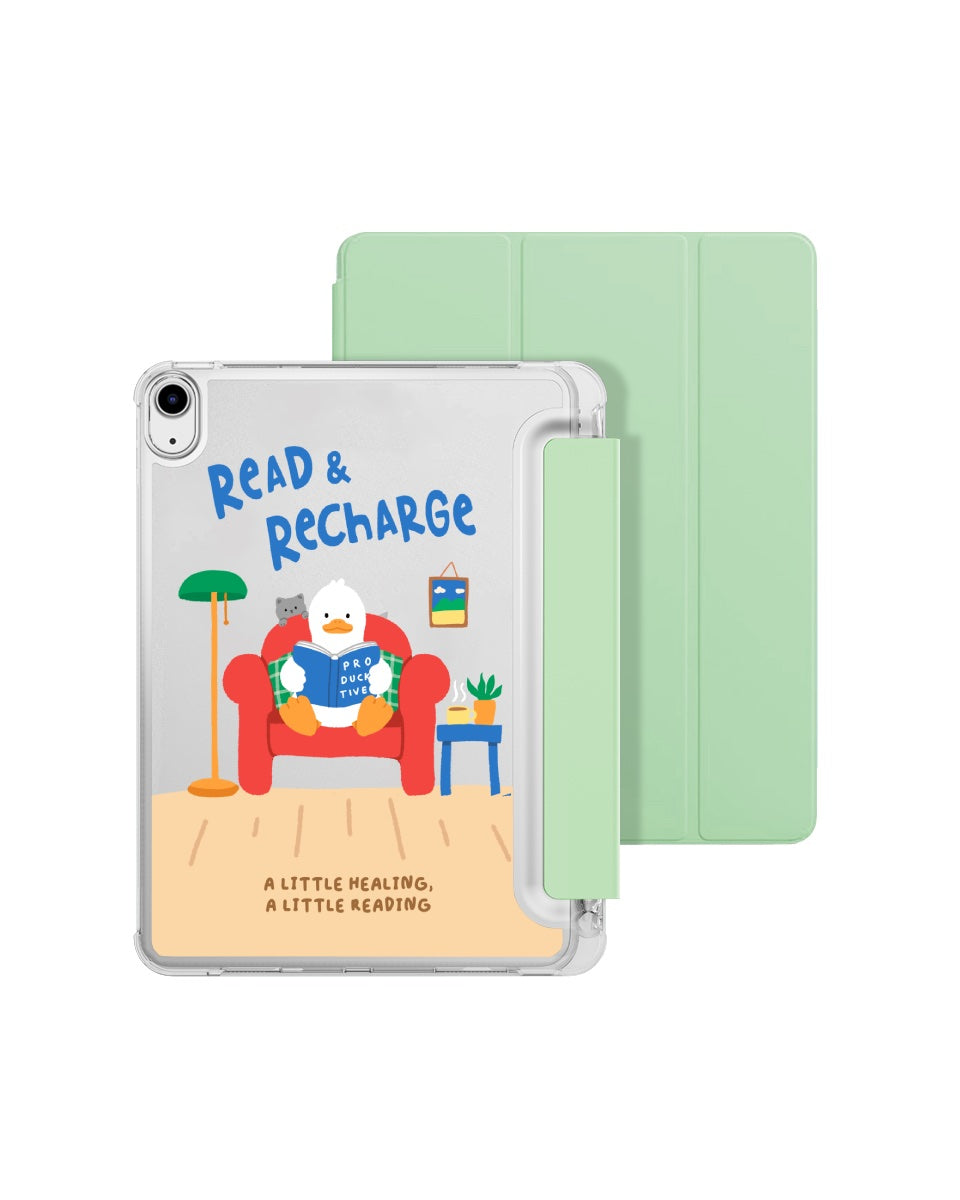 IPAD CASE - READ & RECHARGE
