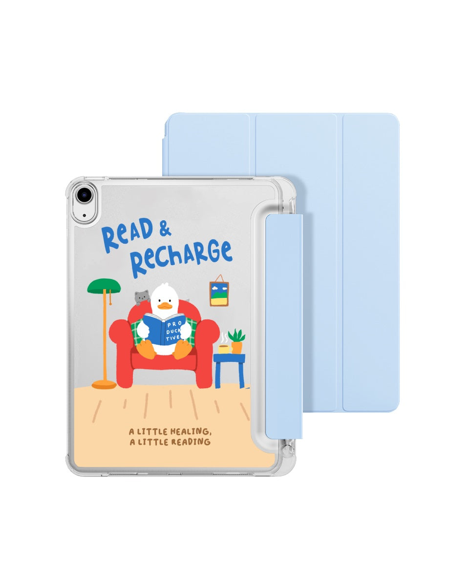 IPAD CASE - READ & RECHARGE