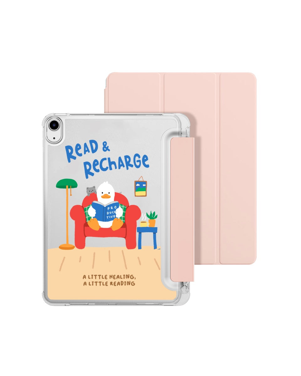IPAD CASE - READ & RECHARGE
