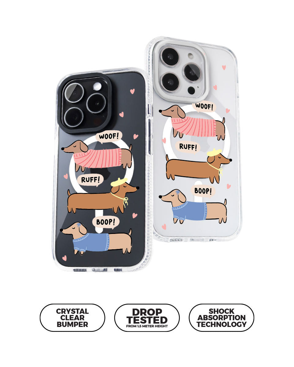 MAGSAFE CLOUD CASE - SASSY DACHSHUND
