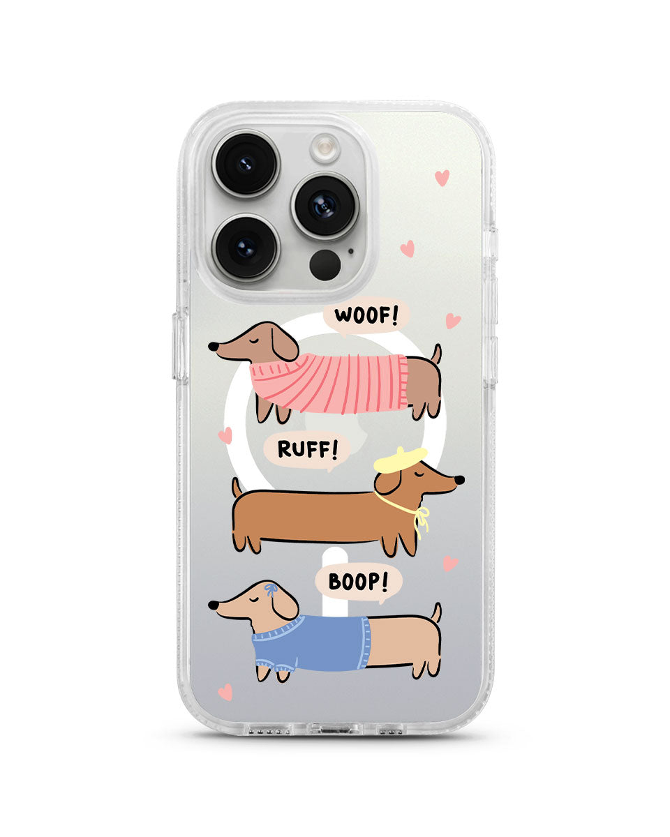 MAGSAFE CLOUD CASE - SASSY DACHSHUND