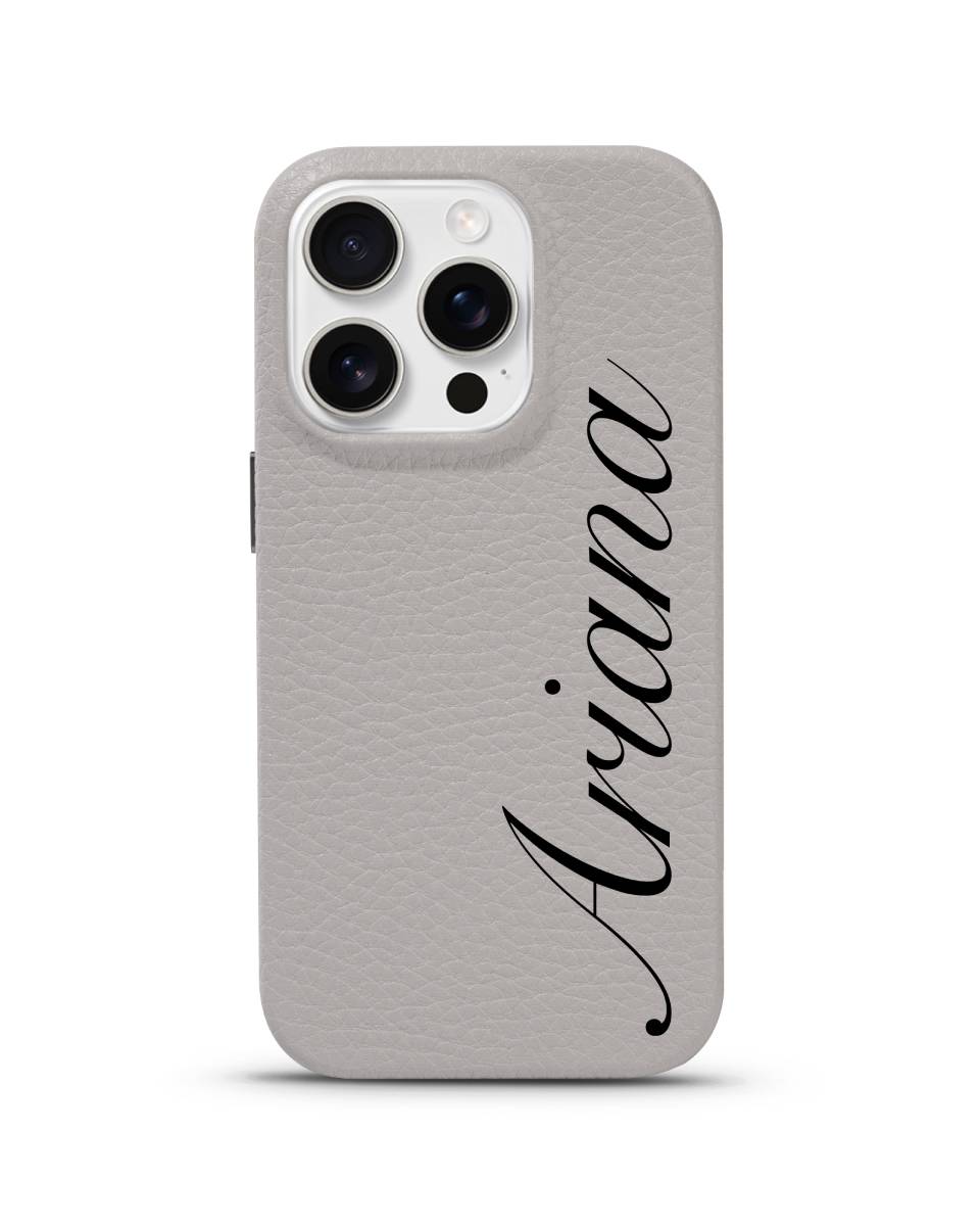 LEATHER MAGSAFE CASE - SIGNATURE FLOW