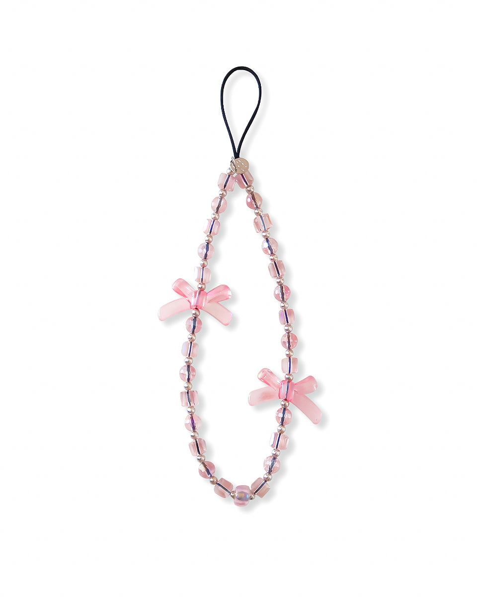 BEADED CHARMS - PINK AMOUR