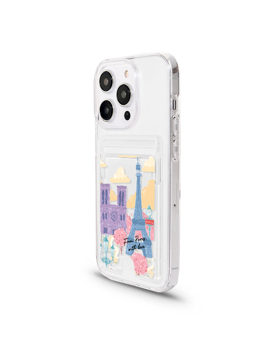 WALLET PHONE CASE - PARIS WITH LOVE