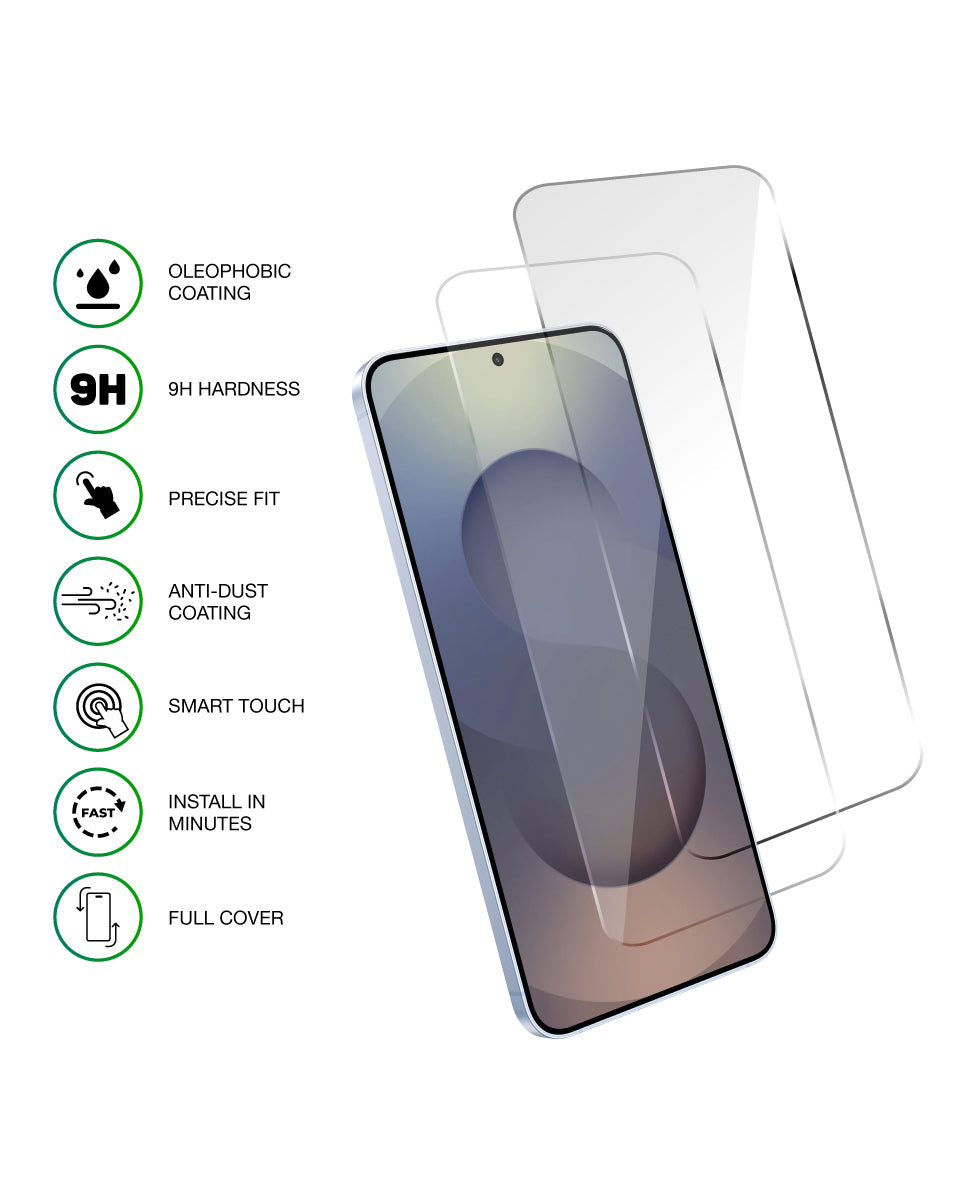 TITAN ULTRA SHIELD TEMPERED GLASS SAMSUNG - CLEAR HD