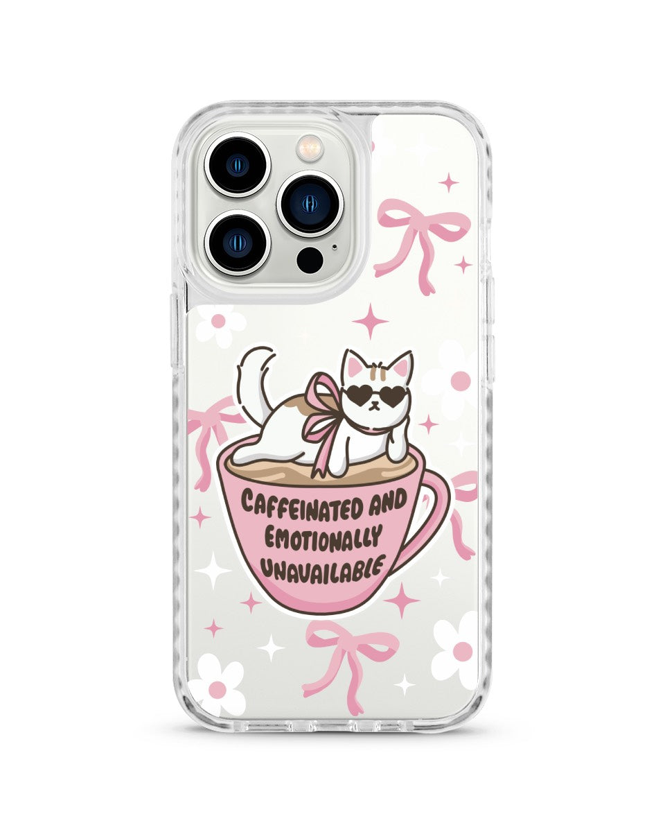 X-TECH BUMPER CASE - CAFFEINATED CAT