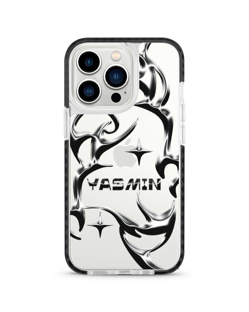 X-TECH BUMPER CASE - CHROME FLAME