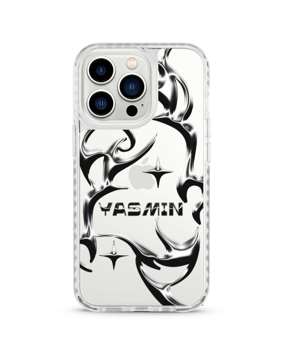 X-TECH BUMPER CASE - CHROME FLAME