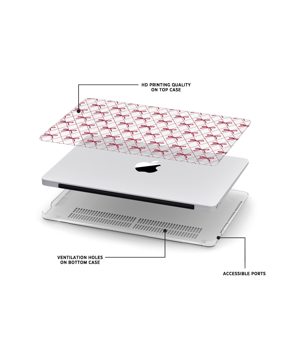 MACBOOK CASE - RED COQUETTE