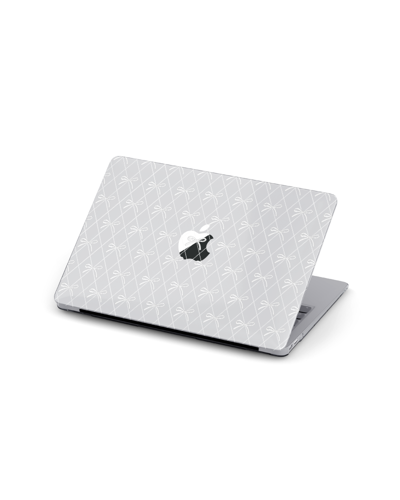 MACBOOK CASE - WHITE COQUETTE