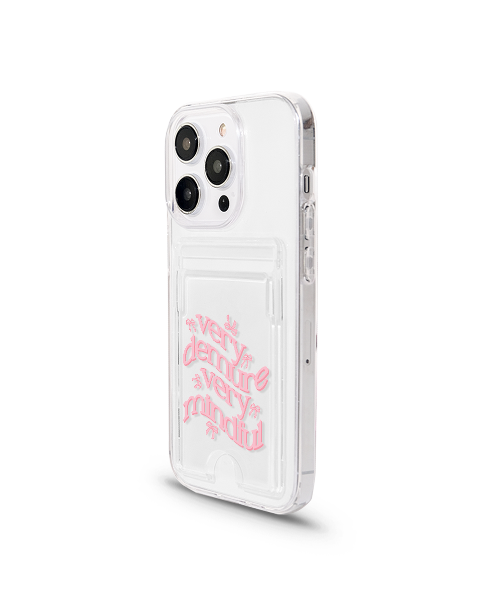 WALLET PHONE CASE - VERY DEMURE VERY MINDFUL