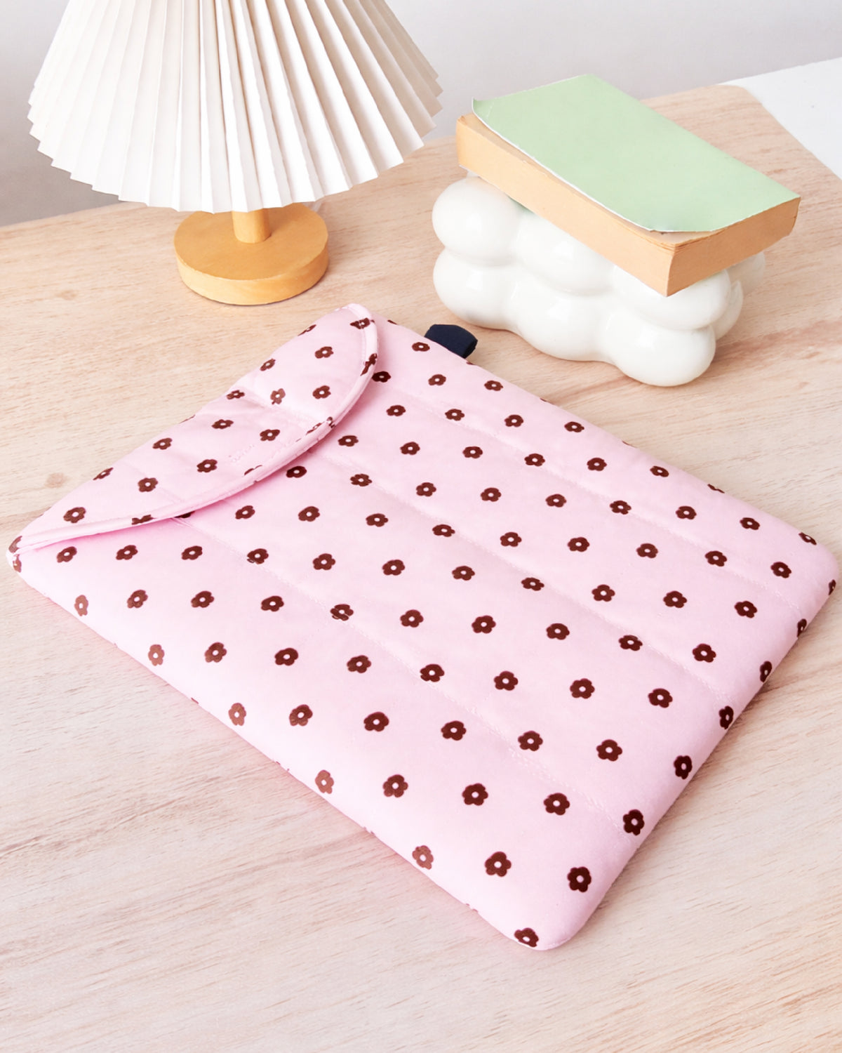 PUFFY LAPTOP SLEEVE - PINK BLOSSOM