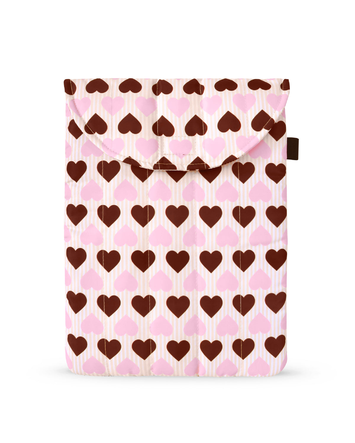 PUFFY LAPTOP SLEEVE - LOVE LATTE