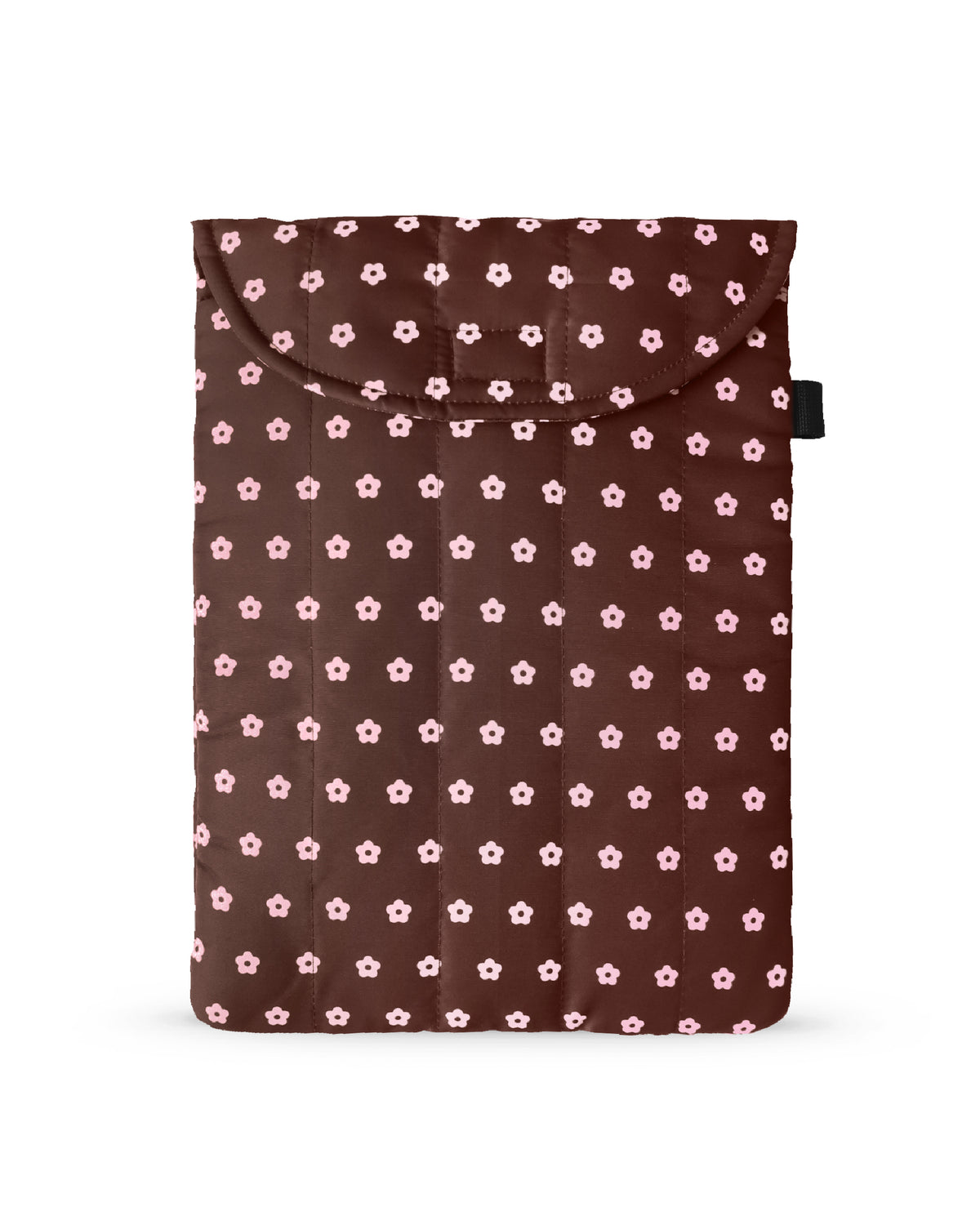 PUFFY LAPTOP SLEEVE - MOCHA BLOSSOM