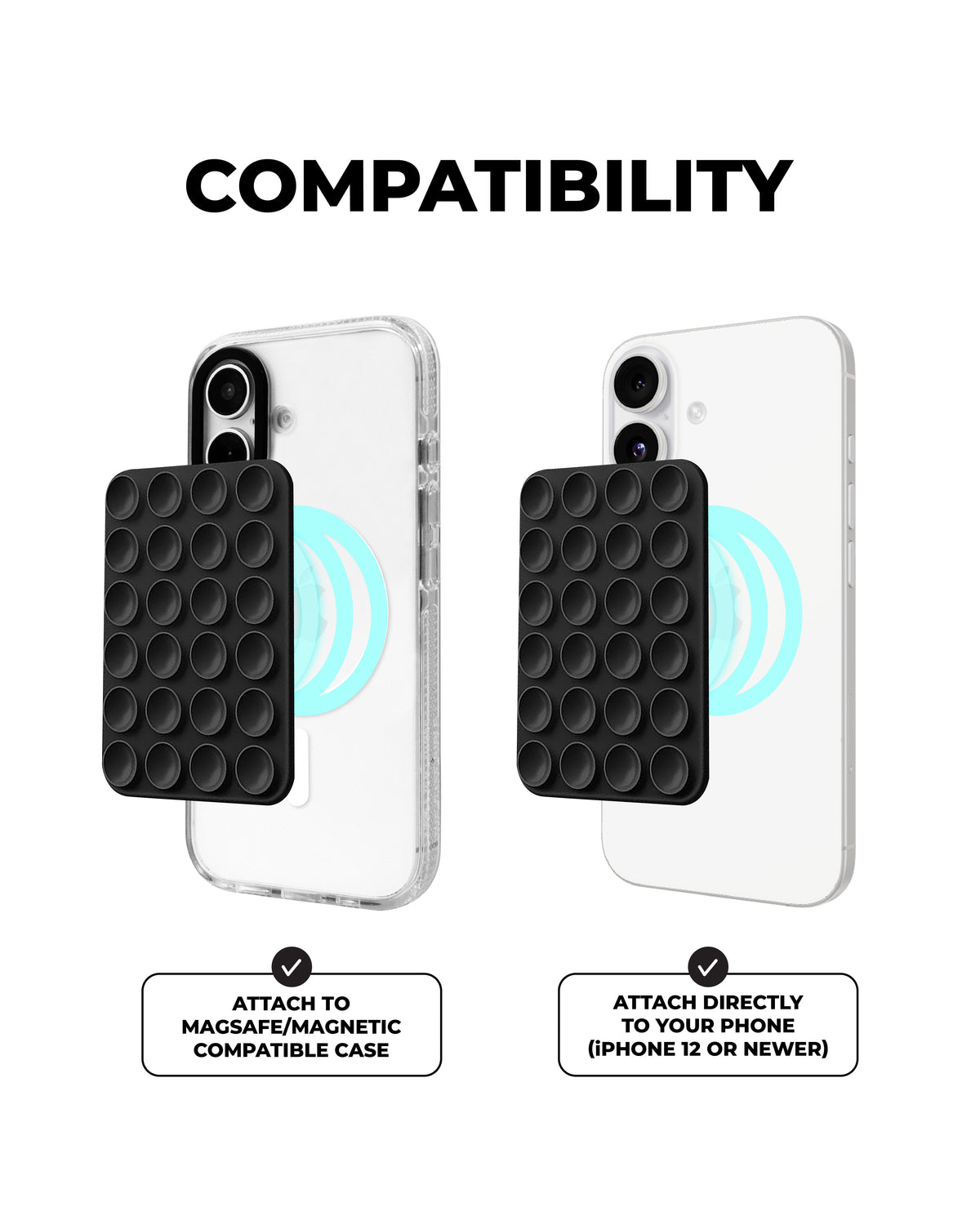 MAGSNAP SUCTION PAD - BLACK
