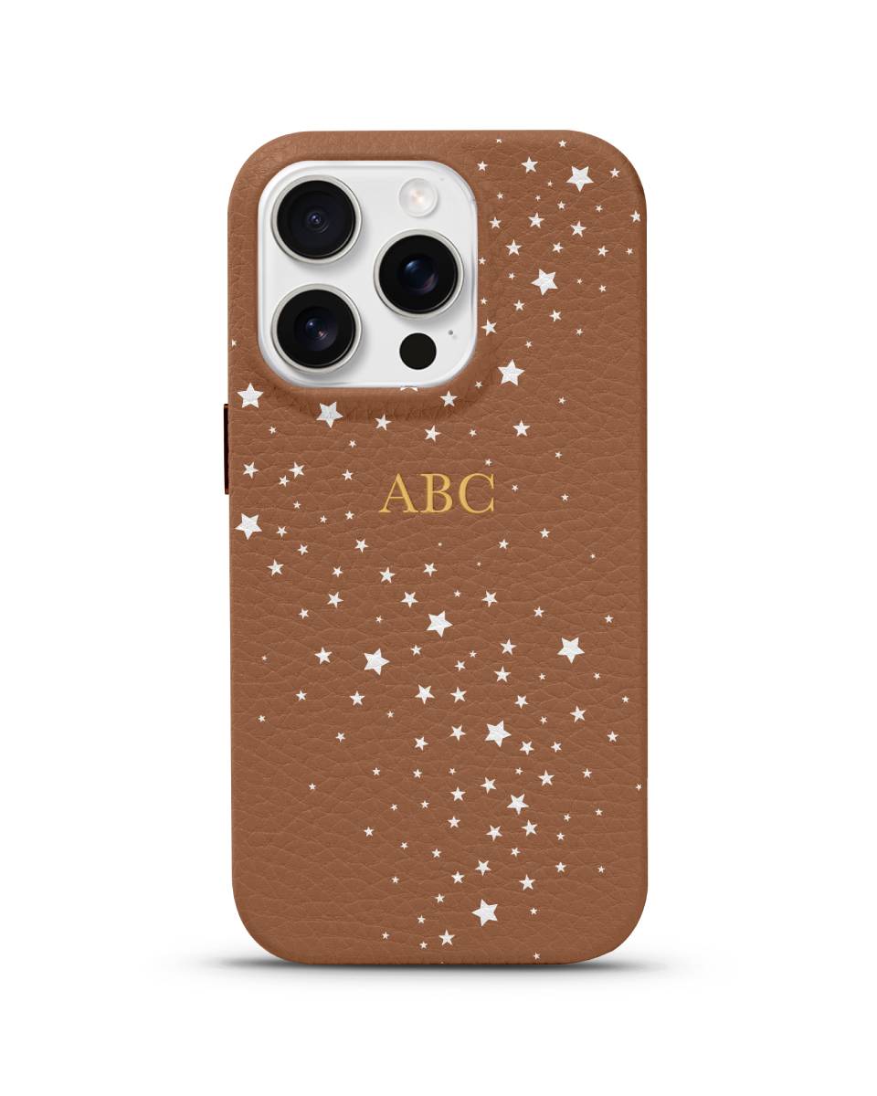 LEATHER MAGSAFE CASE - STAR CLUSTER