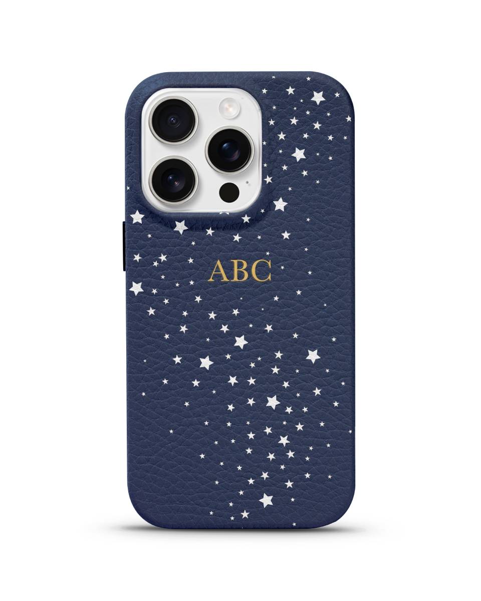 LEATHER MAGSAFE CASE - STAR CLUSTER