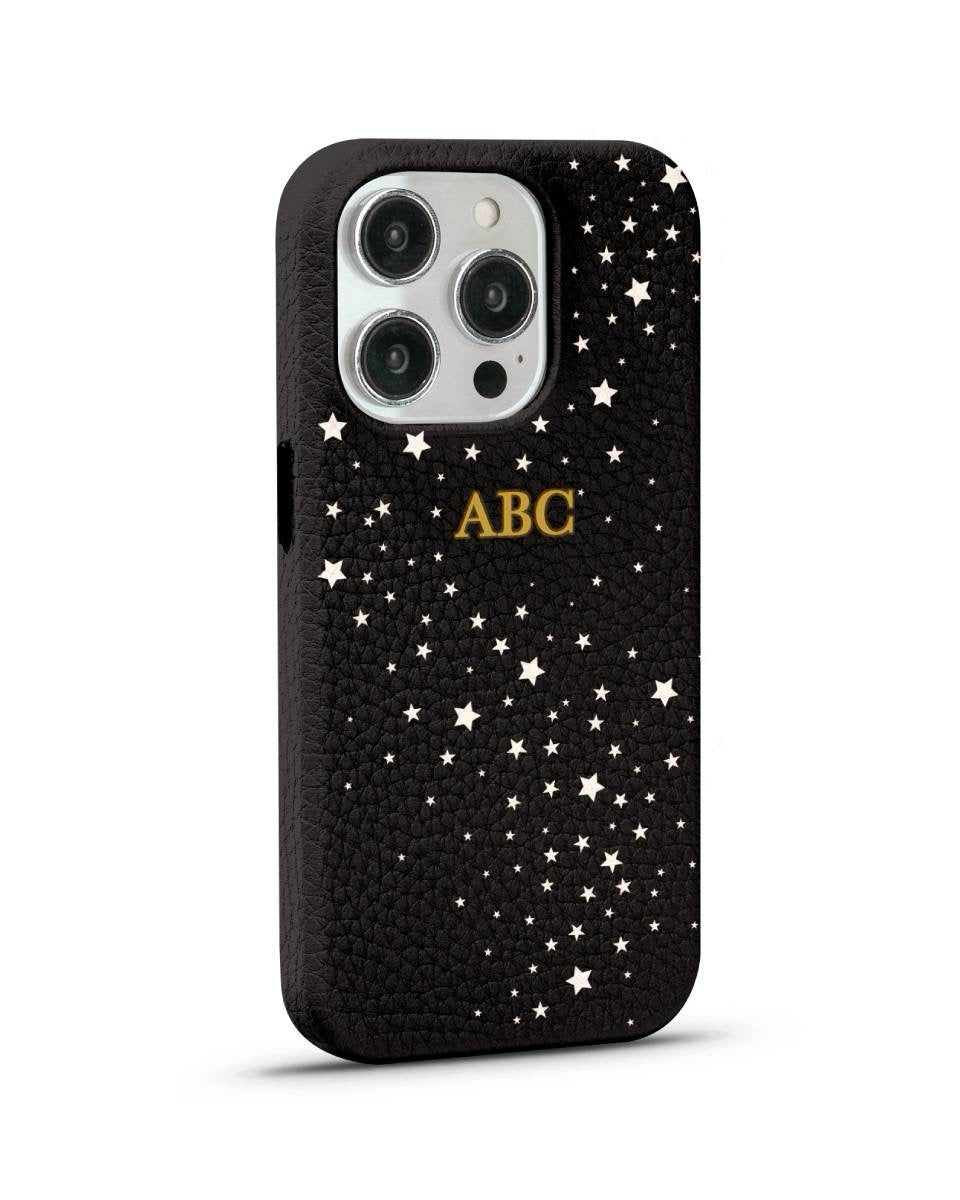LEATHER MAGSAFE CASE - STAR CLUSTER