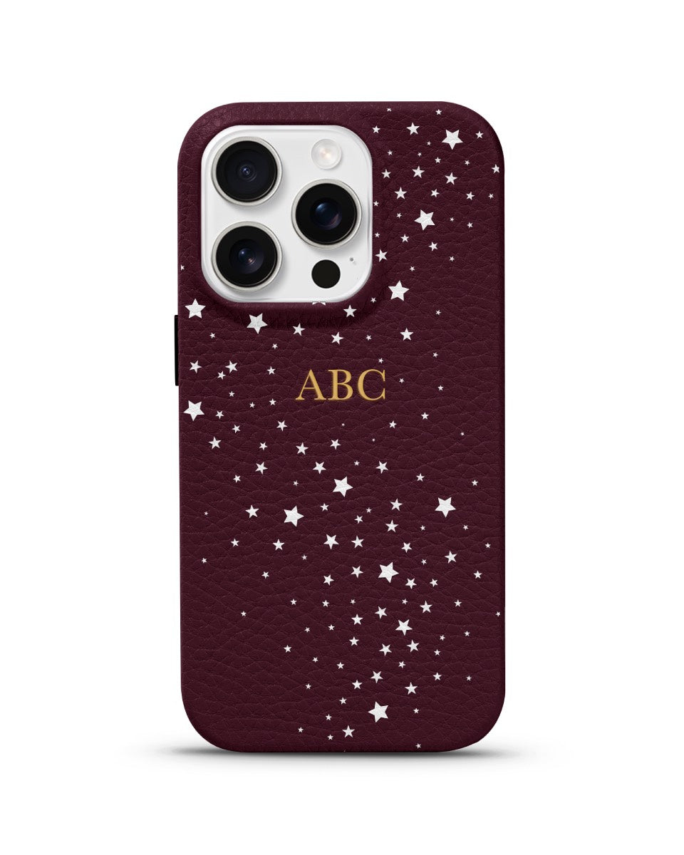 LEATHER MAGSAFE CASE - STAR CLUSTER