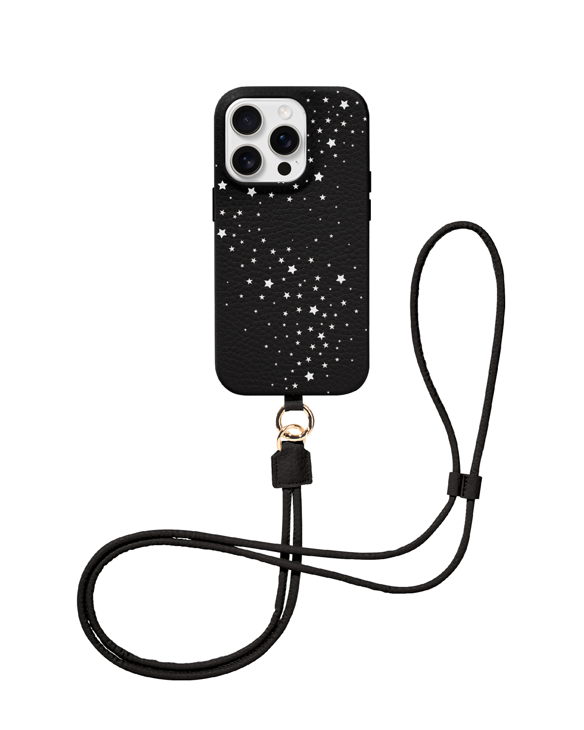 CROSSBODY LEATHER MAGSAFE CASE - STAR CLUSTER