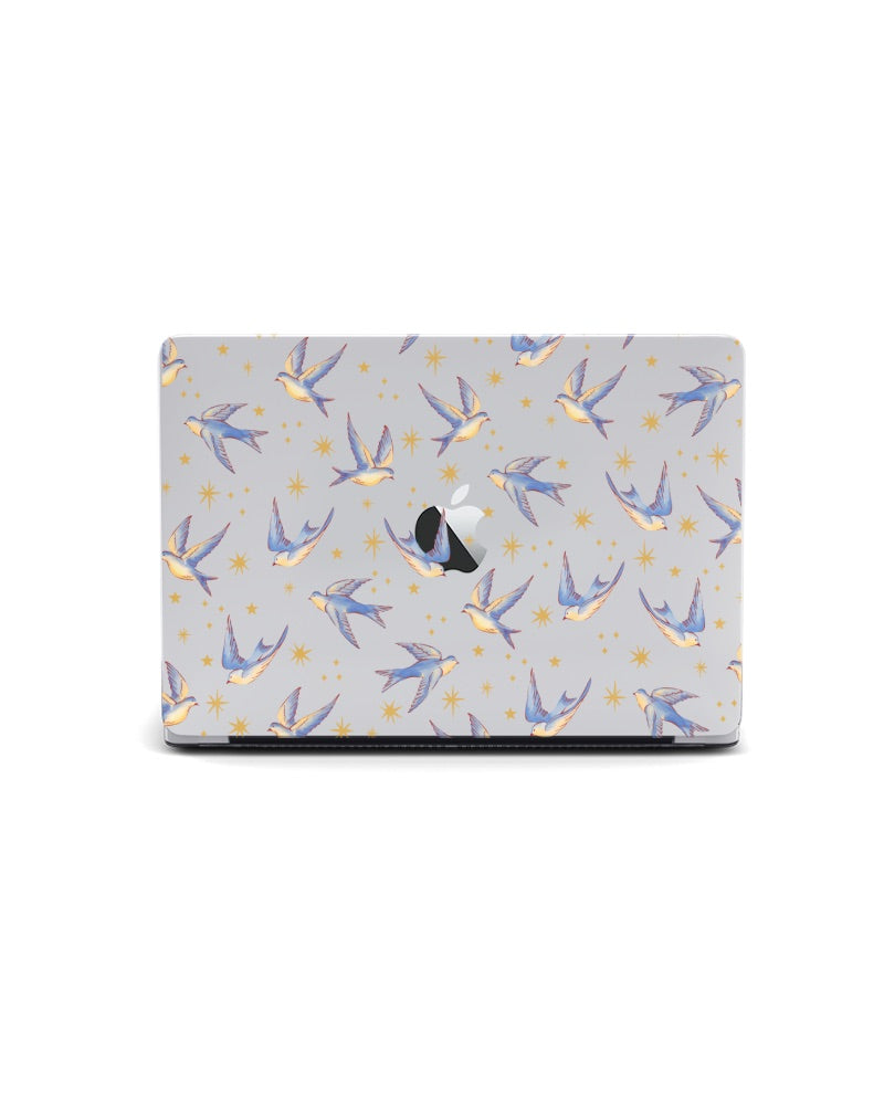 MACBOOK CASE - STARLIGHT SWALLOWS
