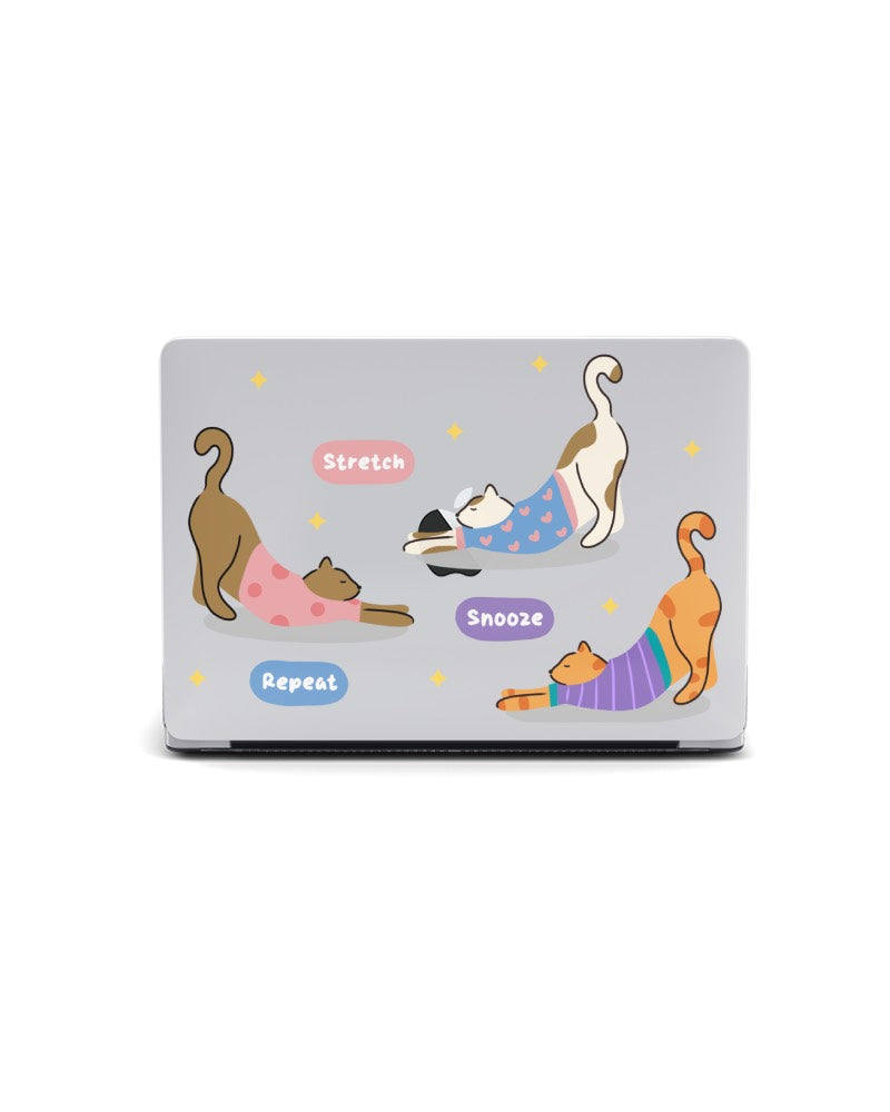 MACBOOK CASE - STRETCH CATS