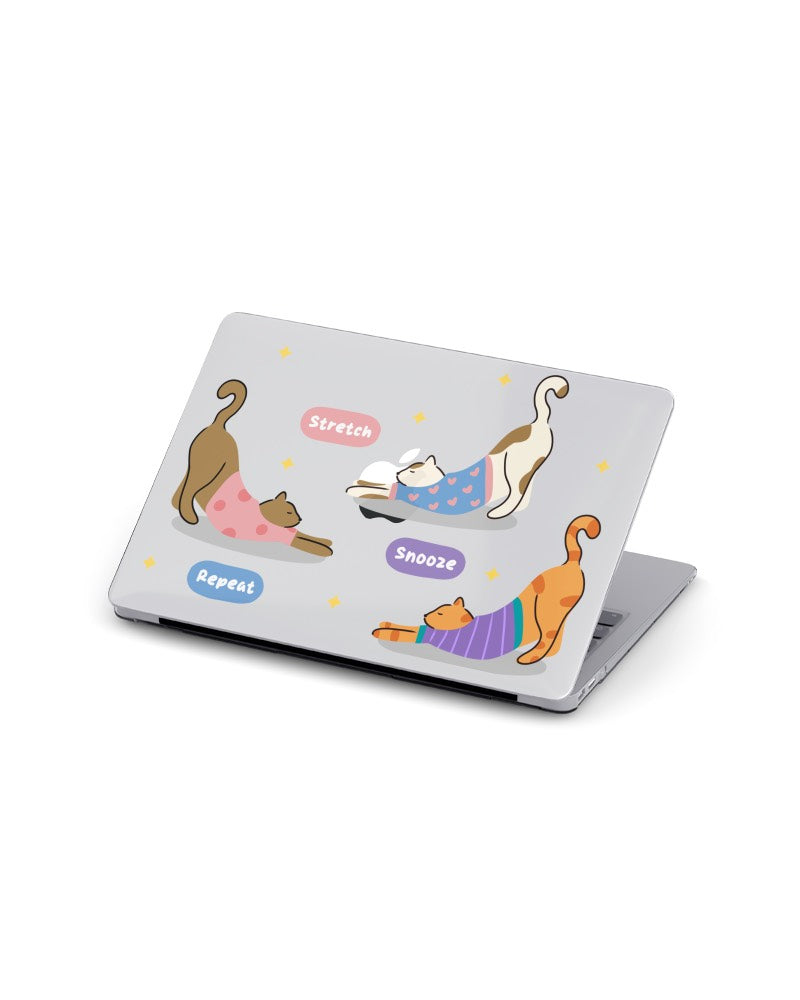 MACBOOK CASE - STRETCH CATS