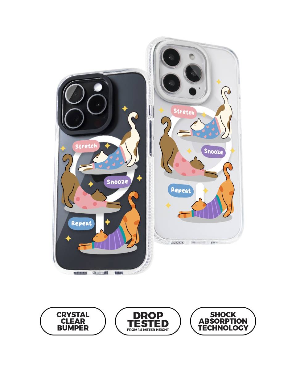 MAGSAFE CLOUD CASE - STRETCH CATS
