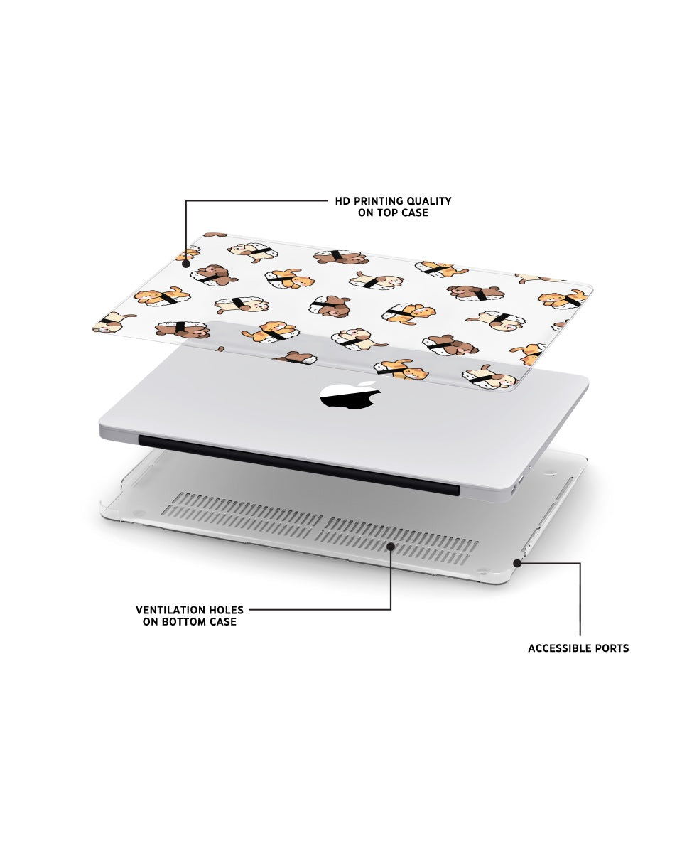 MACBOOK CASE - SUSHI PAWS