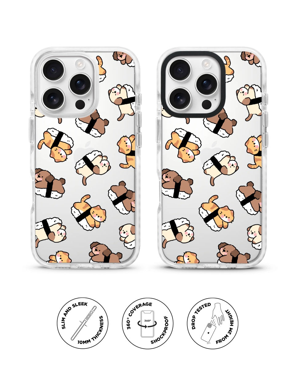 X-TECH BUMPER CASE - SUSHI PAWS