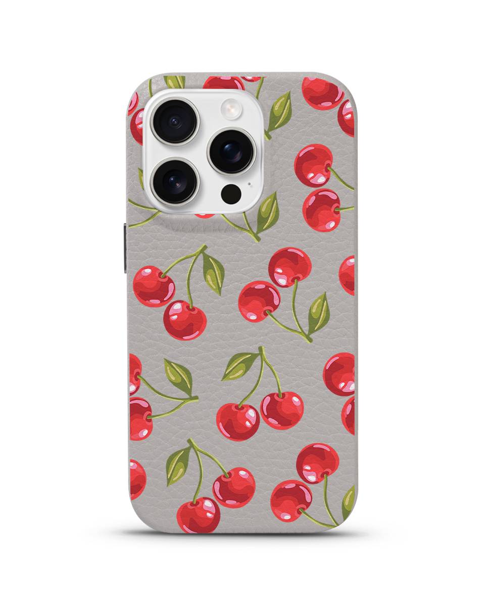 LEATHER MAGSAFE CASE - SWEET ORCHARD