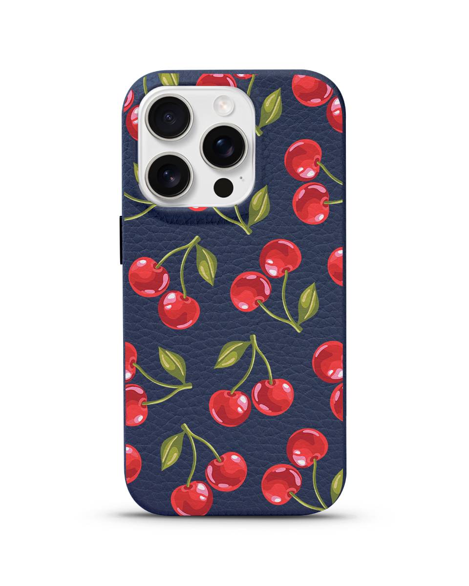 LEATHER MAGSAFE CASE - SWEET ORCHARD