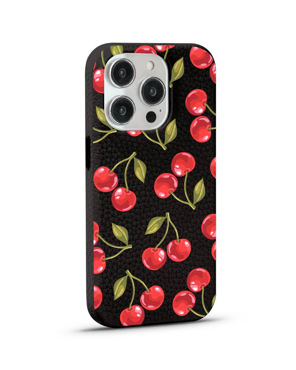 LEATHER MAGSAFE CASE - SWEET ORCHARD