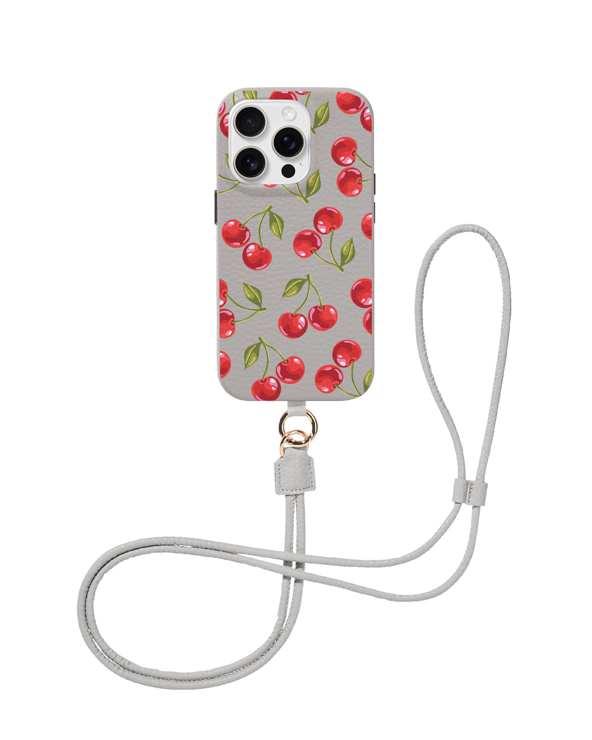 CROSSBODY LEATHER MAGSAFE CASE - SWEET ORCHARD