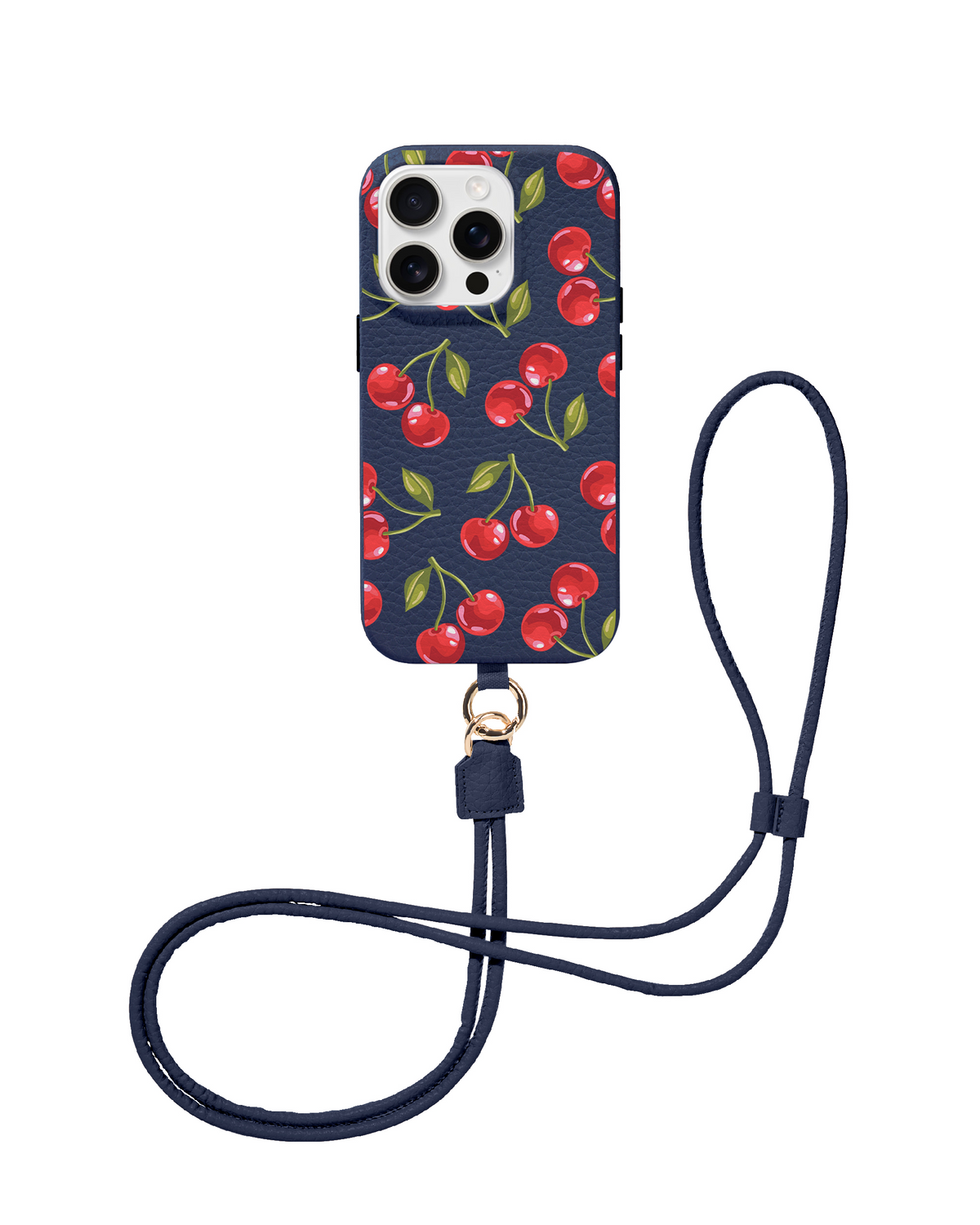 CROSSBODY LEATHER MAGSAFE CASE - SWEET ORCHARD