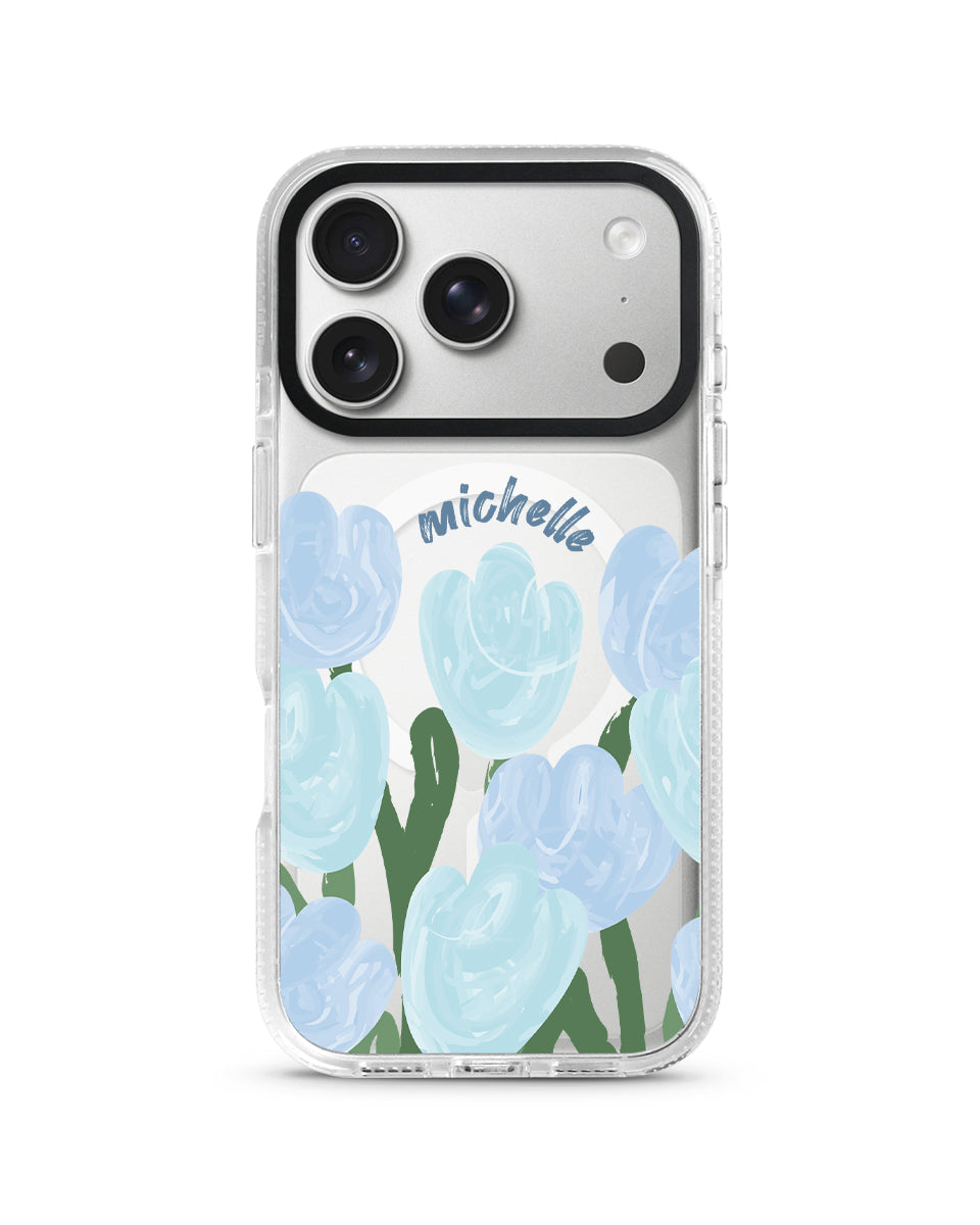 MAGSAFE CLOUD CASE - TULIP GOUACHE (BLUE)
