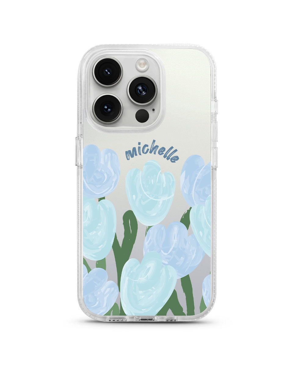 CLOUDTECH CASE - TULIP GOUACHE (BLUE)