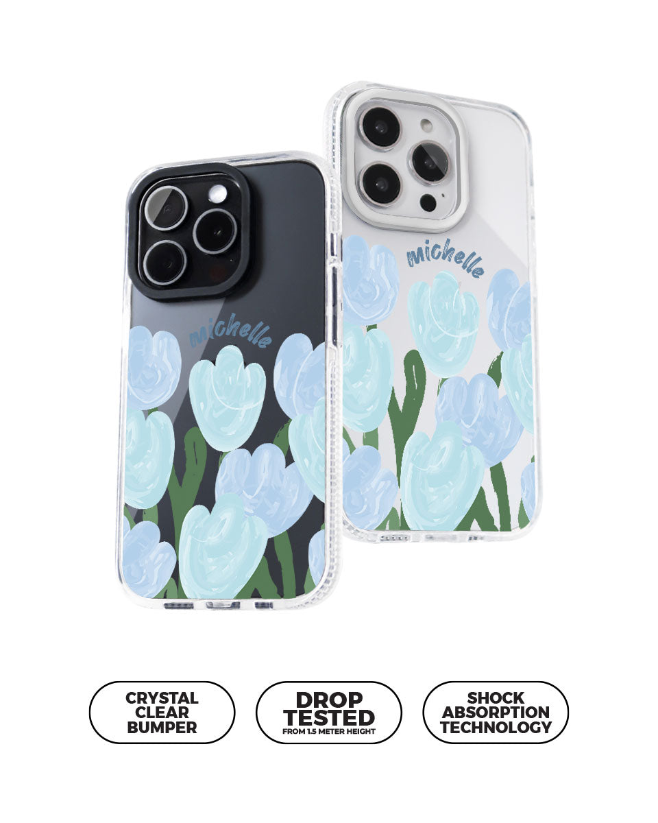 CLOUDTECH CASE - TULIP GOUACHE (BLUE)