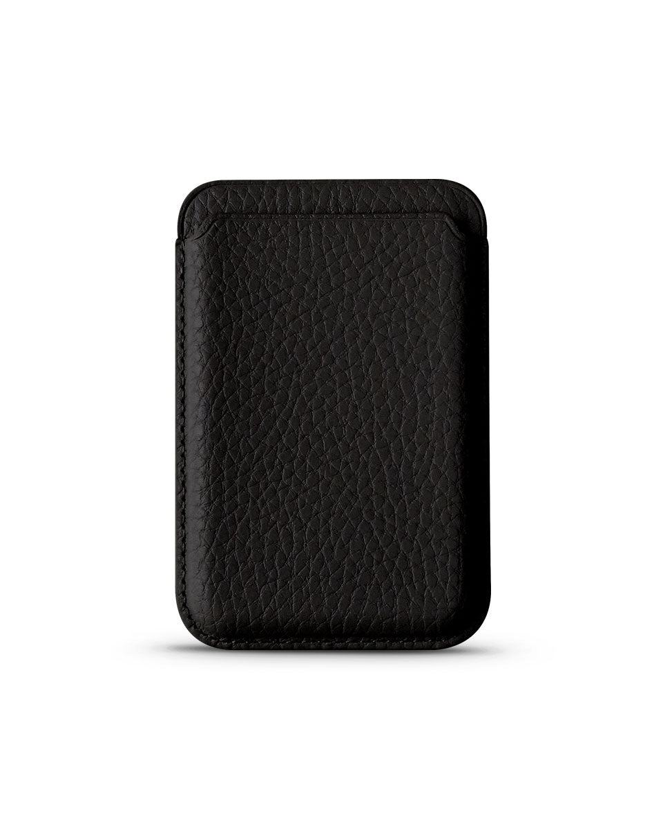 LEATHER MAGSAFE WALLET - BLACK