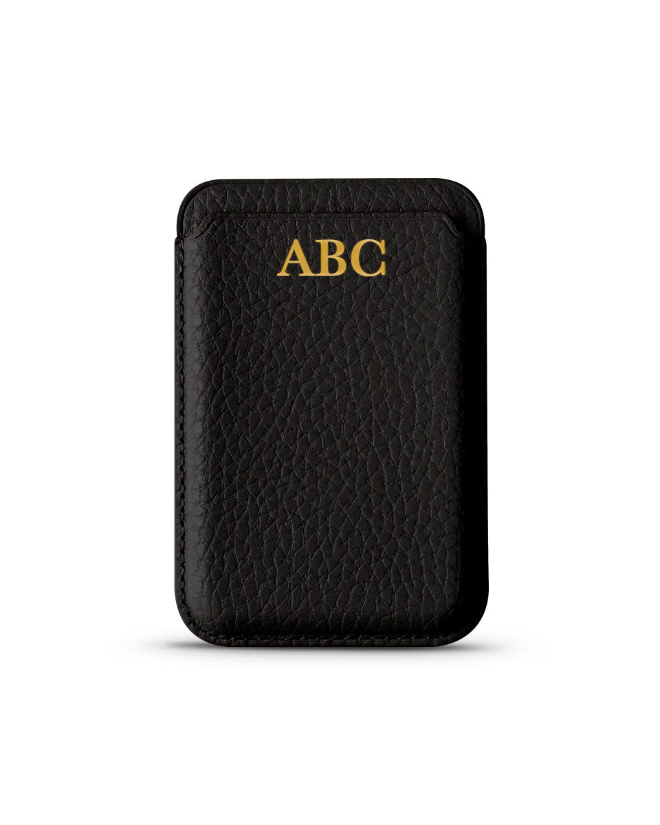 LEATHER MAGSAFE WALLET - BLACK