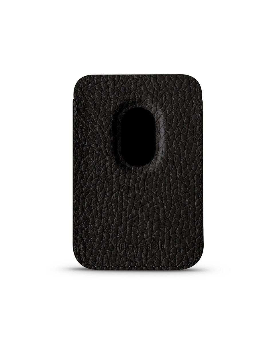 LEATHER MAGSAFE WALLET - BLACK