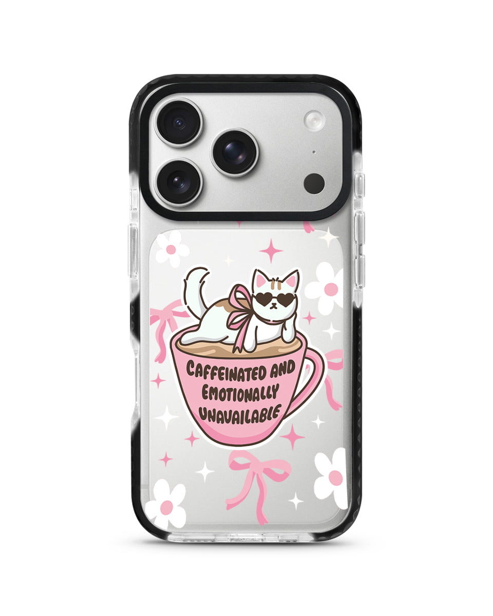 X-TECH BUMPER CASE - CAFFEINATED CAT
