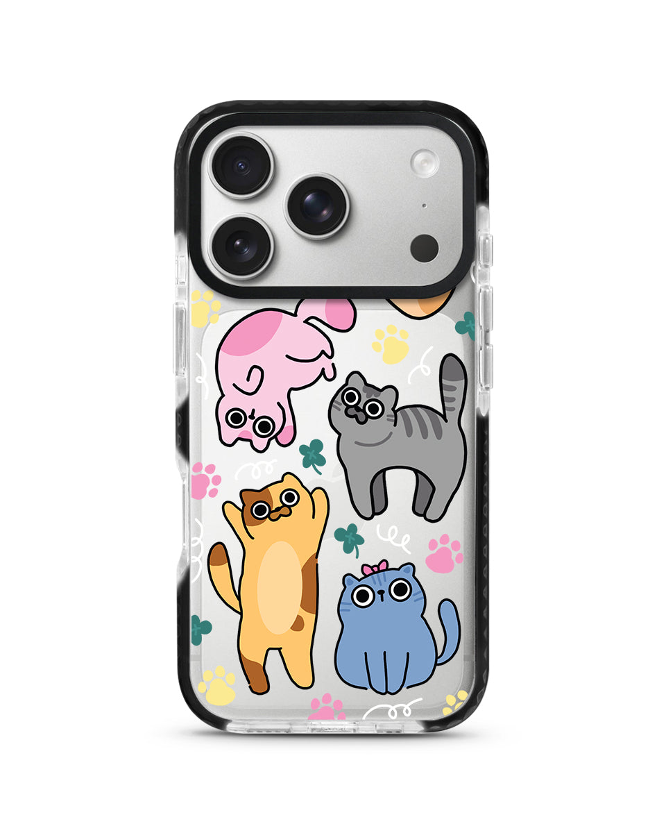 X-TECH BUMPER CASE - CATS IN THE HOUSE