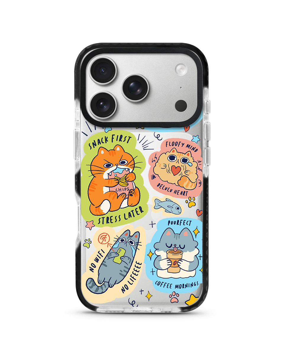 X-TECH BUMPER CASE - MEOW-ZY MOOD