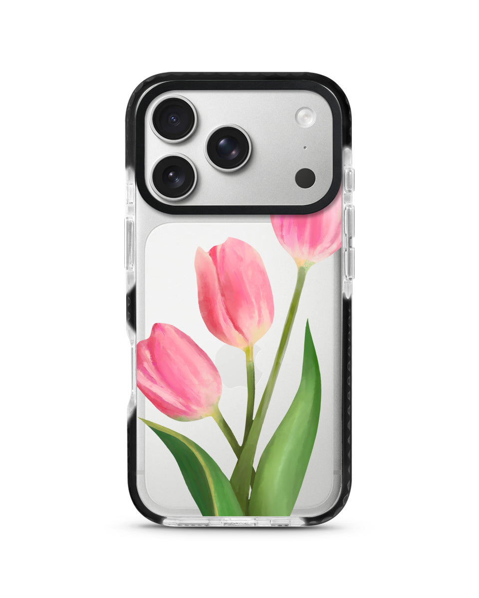 X-TECH BUMPER CASE - PINK TULIP