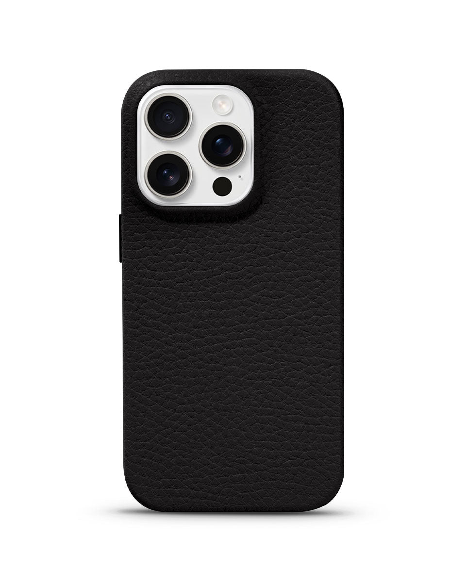 LEATHER MAGSAFE CASE - BLACK