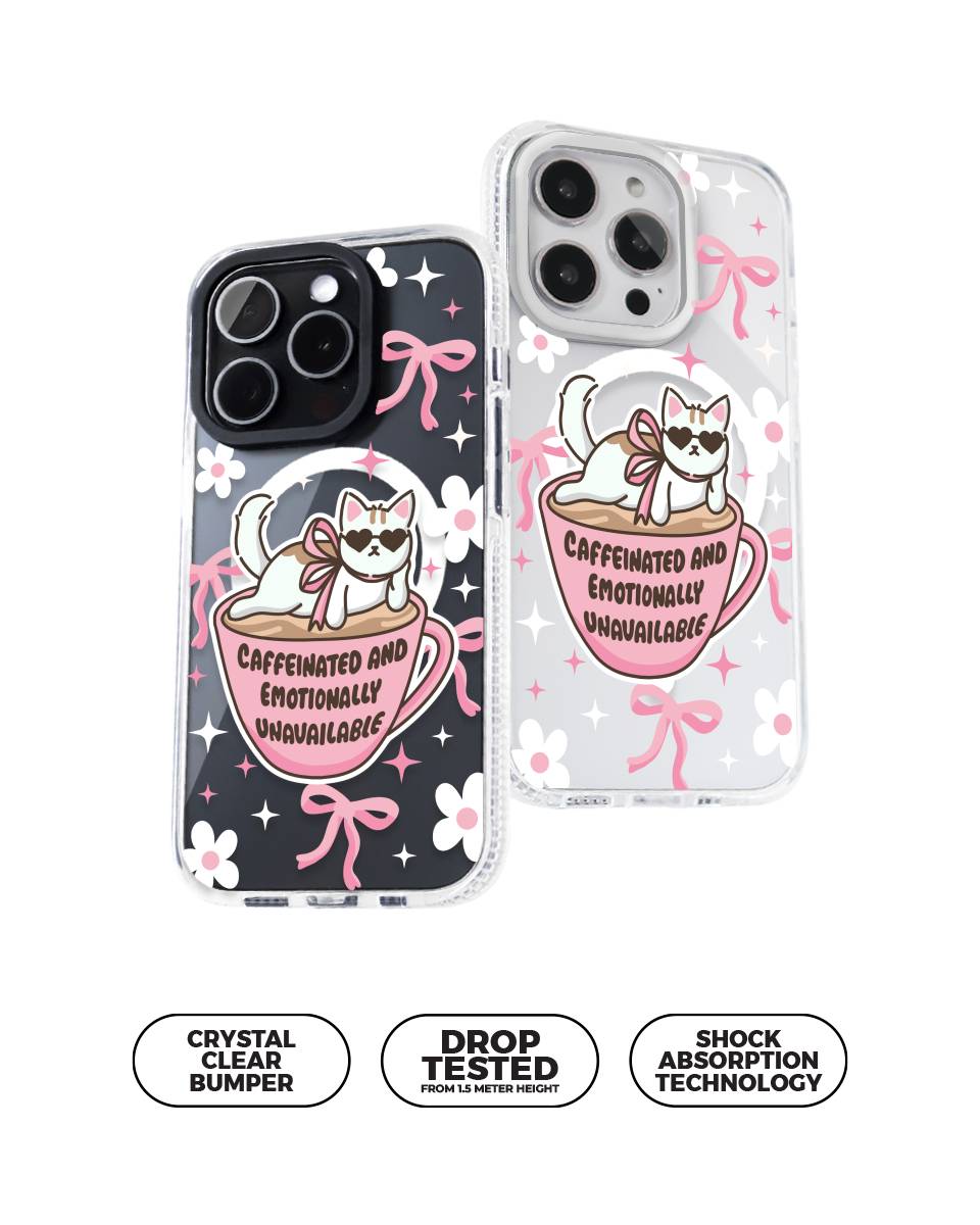 MAGSAFE CLOUD CASE - CAFFEINATED CAT