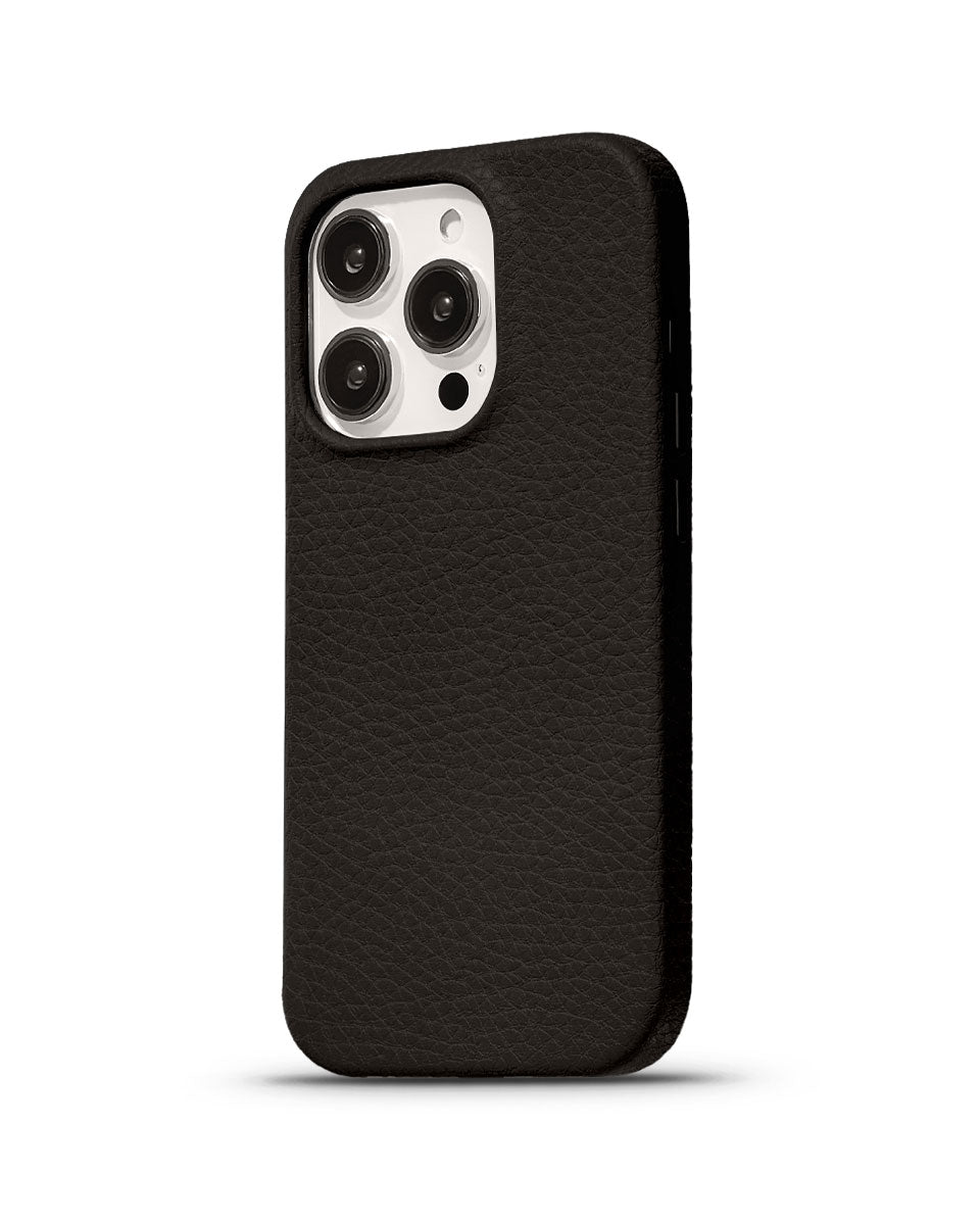 LEATHER MAGSAFE CASE - BLACK