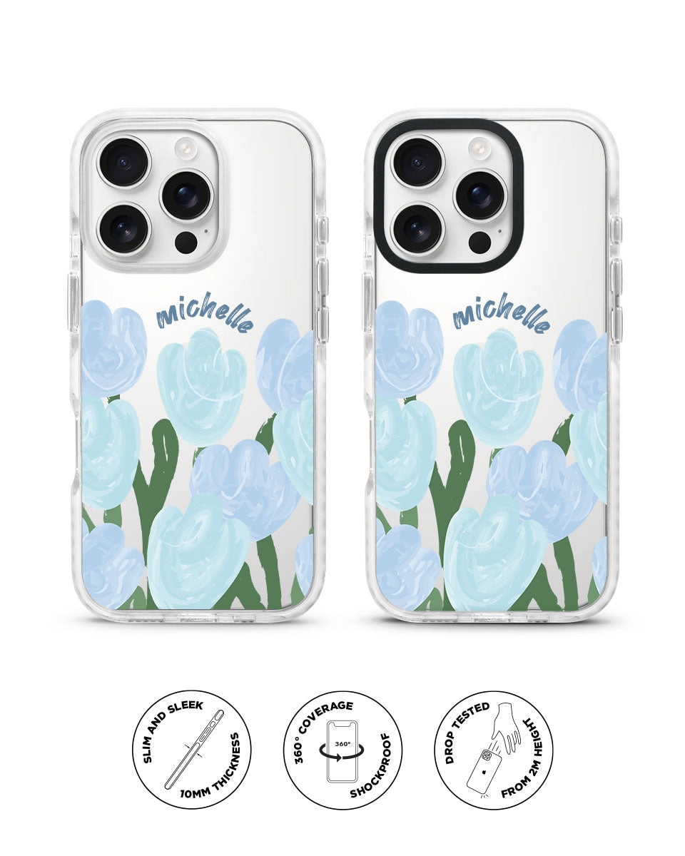 X-TECH BUMPER CASE - TULIP GOUACHE (BLUE)